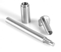 Guide Rod, for 1911/2011® 5.0" Pistols w/ Bushing Barrels, 2-Piece, Tungsten, by Evolution Gun Works®