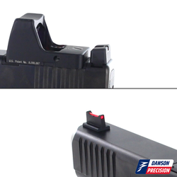 Sight Set for Glock Gen6 w/ Trijicon RMR, Fixed Co-Witness, by Dawson Precision®