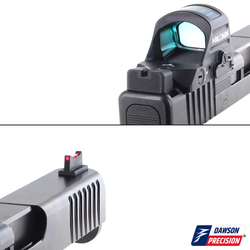 Sight Set for Glock Gen6 w/ Holosun 507C/508T/507Comp & Vortex Defender-CCW, Fixed Co-Witness, by Dawson Precision®