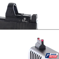 "TOTAL PACKAGE COMBO" for Glock Gen6, Includes Leupold DeltaPoint Pro/Adapter Plate/Co-Witness Sight Set, by Dawson Precision®