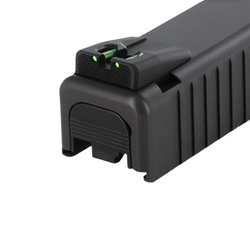 Sight for Glock 42, Fixed Carry Fiber Optic Rear, by Dawson Precision®