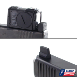 Sight Set for Glock Gen6 w/ Aimpoint ACRO P-1/P-2, Fixed Co-Witness, by Dawson Precision®