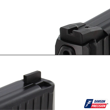 Sight Set for HK VP9, Fixed Competition, by Dawson Precision®