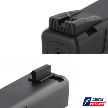 Sight Set for Springfield XD/XD-M, Fixed Carry, by Dawson Precision®