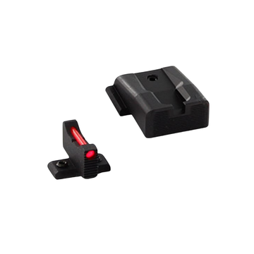 Sight Set for Sig Sauer P Series .22cal, Fixed Carry Black Rear & Fiber Optic Front, by Dawson Precision®