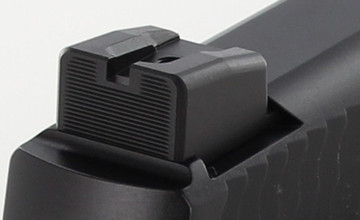 Sight, for Smith & Wesson® M&P®22 Compact Pistols, Fixed Carry Black Rear, Suppressor Height, by Dawson Precision®