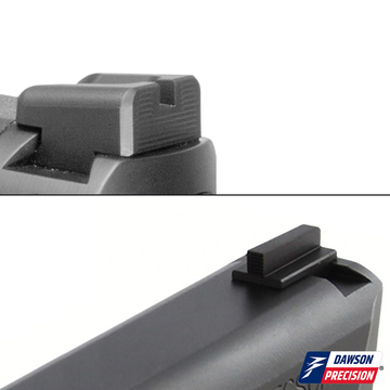 Sight Set for Smith & Wesson M&P C.O.R.E., Fixed Non Co-Witness, by Dawson Precision®