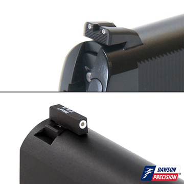 Sight Set for Colt 1911 Mil-Spec .22cal, Fixed Carry, by Dawson Precision®