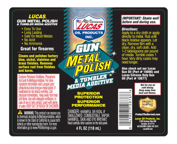 Lubricant, for Firearms, Extreme Duty Gun Oil (Choose Ounces), by Lucas Oil  - Dawson Precision, Inc.