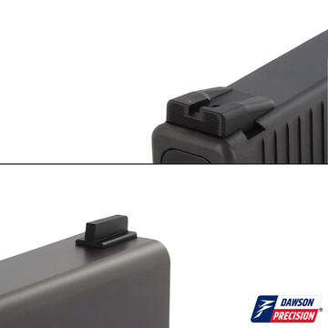 Sight Set for Glock 17L/24, Fixed Carry, by Dawson Precision®