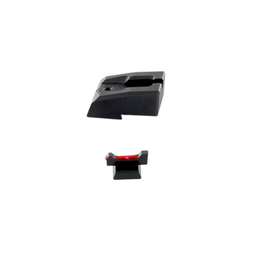 Sight Set for IWI Jericho 941 F9, Fixed Competition Black Rear & Fiber Optic Front, by Dawson Precision®