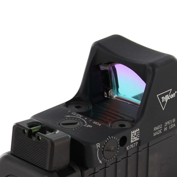 Sight for Glock MOS, Fixed Co-Witness Fiber Optic Rear, by Dawson Precision®