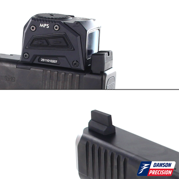 Sight Set for Glock Gen6 w/ Steiner MPS, Fixed Co-Witness, by Dawson Precision®