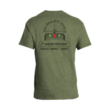 Shirt, "You Can Hit That®", Heathered Military Green, by Dawson Precision®