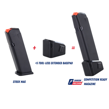 Magazine Kit for Glock, 9mm, 22 Rds, OEM, Competition Ready, by Dawson Precision®