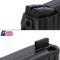 Sight Set for HK VP9, Fixed Carry Black Rear & Black Front, by Dawson Precision®