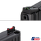 Sight Set for HK VP9, Fixed Competition, by Dawson Precision®