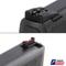 Sight Set for Smith & Wesson M&P, Fixed Carry Fiber Optic Rear & Fiber Optic Front, by Dawson Precision®