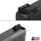 Sight Set for Smith & Wesson M&P, Fixed Charger Black Rear & Black Front, by Dawson Precision®