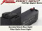 Sight Set, for Smith & Wesson® M&P®22 Pistols, Fixed Carry Black Rear and Fiber Optic Front, by Dawson Precision®