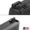Sight Set for Smith & Wesson M&P Shield, Fixed Charger Tritium Rear & Tritium Front, by Dawson Precision®