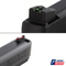 Sight Set for Smith & Wesson M&P22 Compact, Fixed Carry, Suppressor Height, by Dawson Precision®