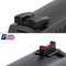 Sight Set for Sig P320, Fixed Competition Black Rear & Fiber Optic Front, by Dawson Precision®