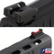 Sight Set for Walther PPQ M2, Fixed Charger, by Dawson Precision®