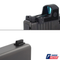 Sight Set for Glock MOS w/ Sig Sauer ROMEOZero, Fixed Co-Witness, by Dawson Precision®