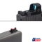 Sight Set for Glock 43X MOS w/ Sig Sauer ROMEOZero, Fixed Co-Witness, by Dawson Precision®