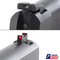 Sight Set for Girsan MC P35 High Power, Fixed Carry Black Rear & Fiber Optic Front, by Dawson Precision®
