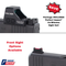 Red Dot Adapter Plate Combo for Glock 43/43X/48 MOS & Holosun 507K, Features Perfect Impact® Sights, by Dawson Precision®