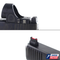 Sight Set for Glock Gen6 w/ Trijicon RCR/RMR HD/SRO & Gideon Omega & Vortex Defender-XL, Fixed Co-Witness, by Dawson Precision®