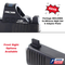 Red Dot Adapter Plate & Co-Witness Sight Set Combo for Glock Gen6 w/ Holosun 507C/508T/507Comp, by Dawson Precision®