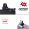 Red Dot Adapter Plate & Co-Witness Sight Set Combo for Glock Gen6 w/ Leupold DeltaPoint Pro, by Dawson Precision®