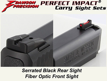 Taurus Perfect Match >> Dawson Precision S&W M&P Fixed Carry Sight Set Suppressor Height - Black Rear & Fiber Optic ... Taurus Perfect Match >> Dawson Precision S&W M&P Fixed Carry Sight Set Suppressor Height - Black Rear & Fiber Optic ...