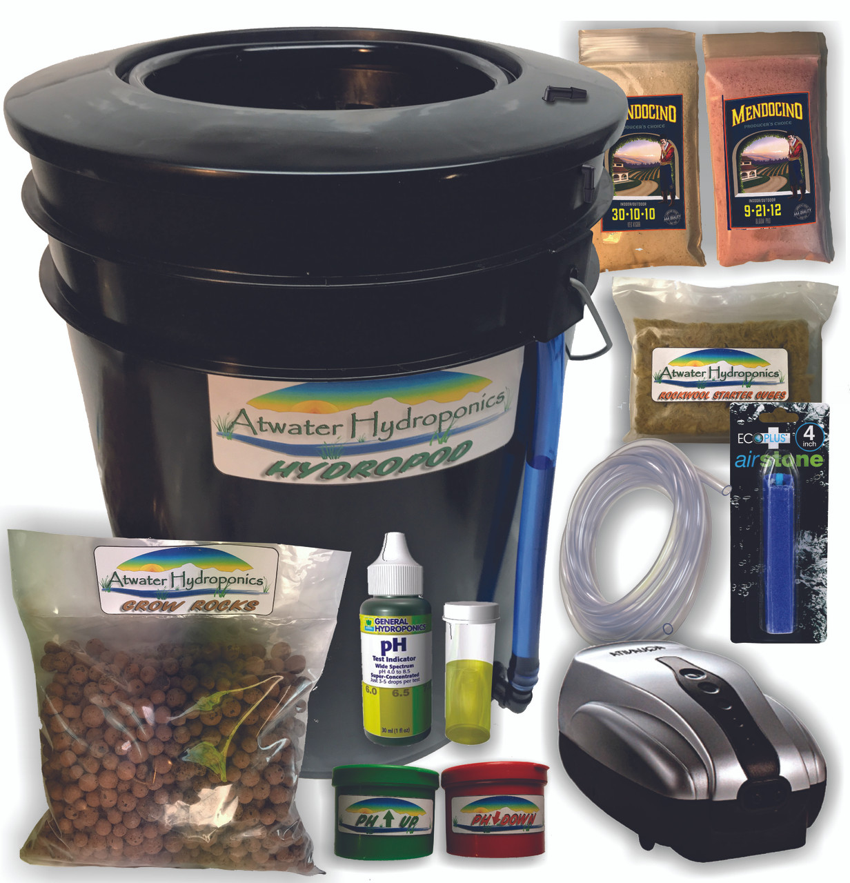 Hydropod Complete System Including Sample Nutrients Ph Kit