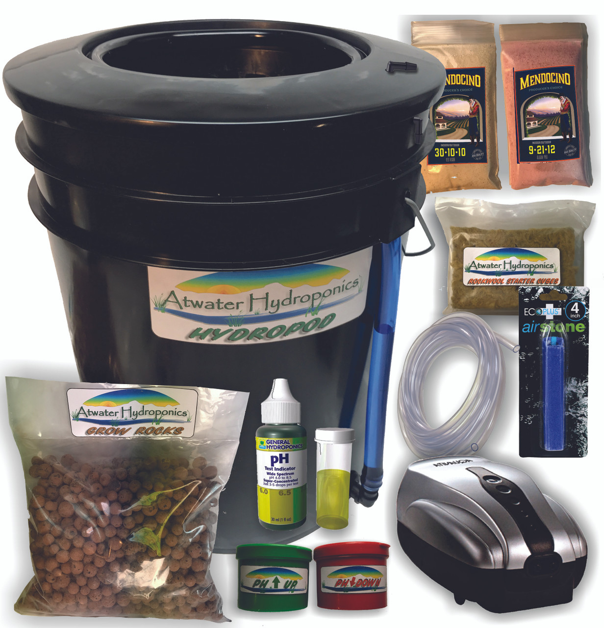 HydroPod - Complete System - Including Sample Nutrients & pH Kit