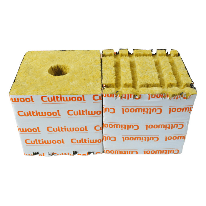 Cultiwool 6" x 6" x 6" Block w/ Optidrain (48 Block/Case)