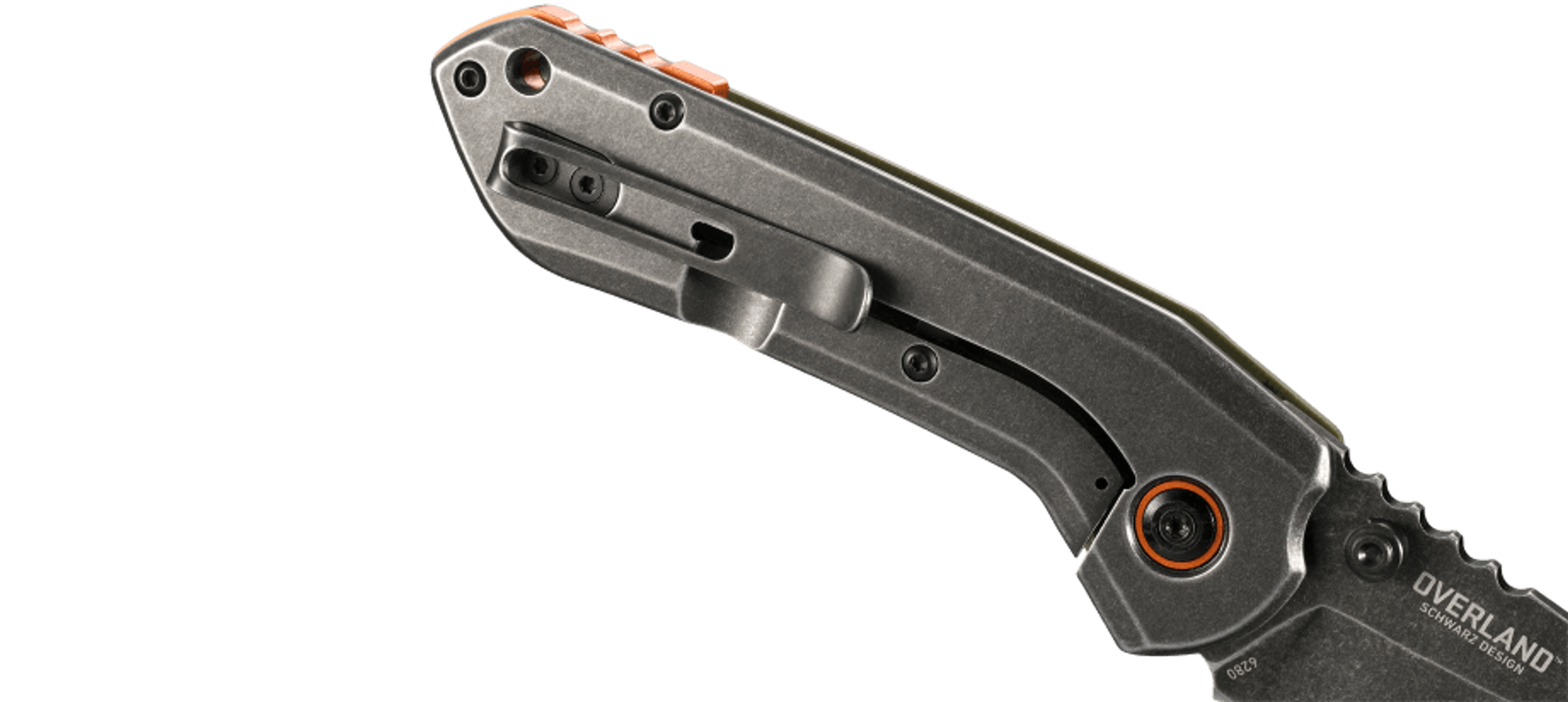 Overland™ Frame Lock angled feature highlight