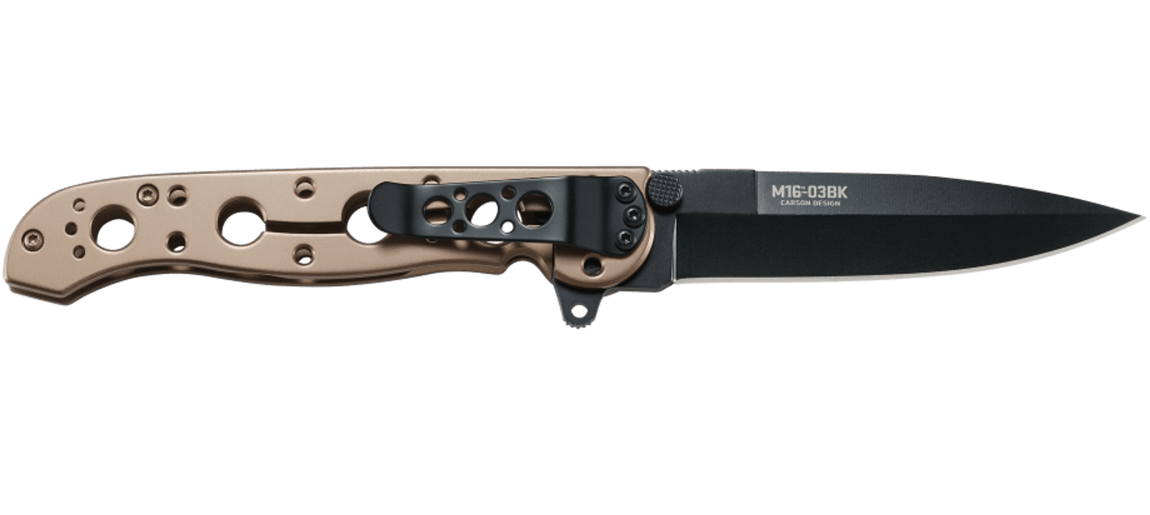 M16®-03BK Spear Point profile horizontal