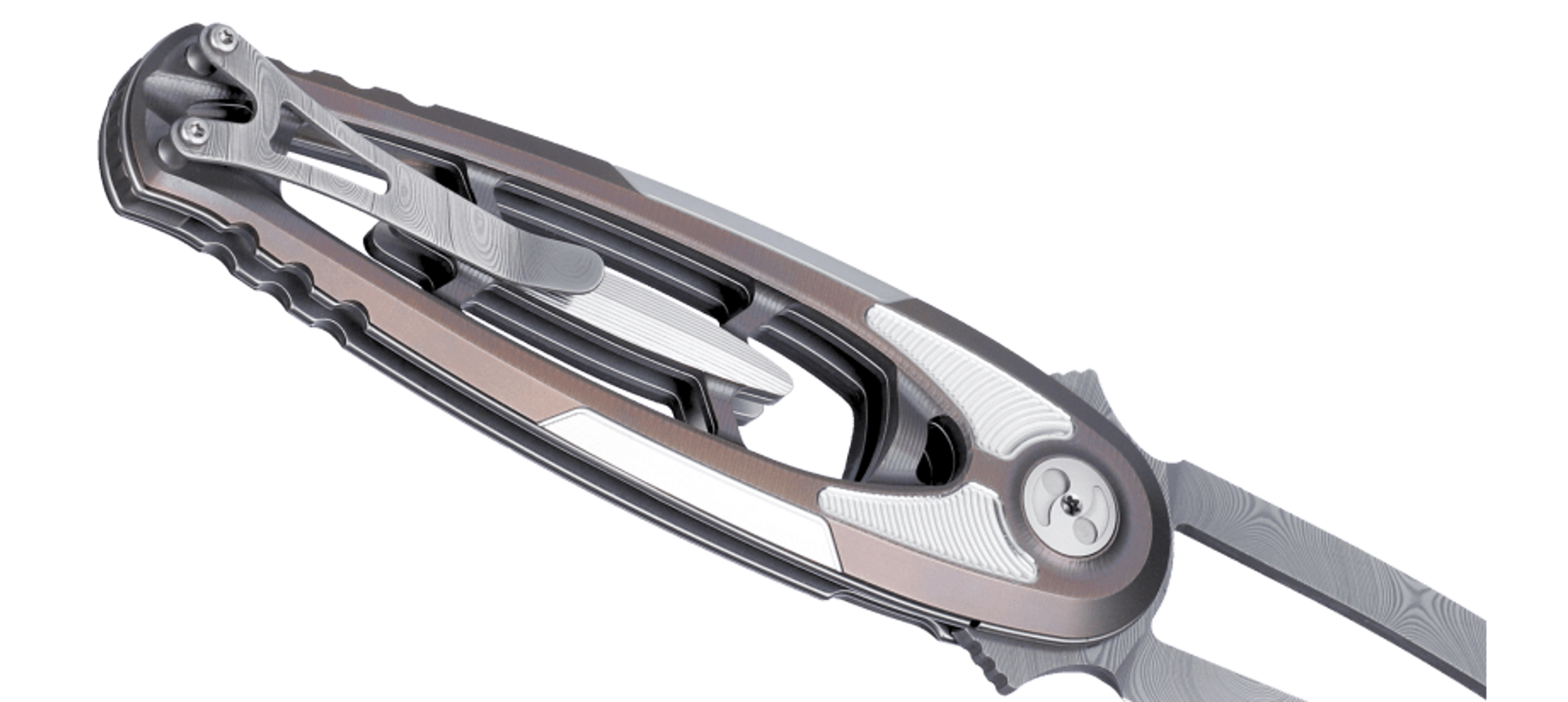 Hirin™ Liner Lock angled feature highlight