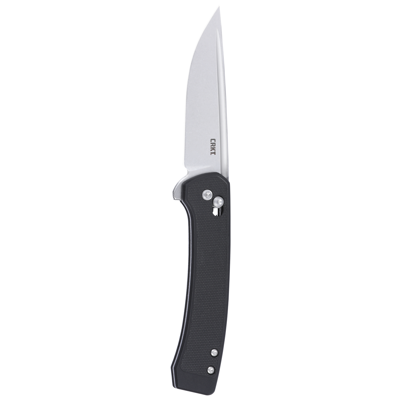 Q Compact Gray Folding Knife with Crossbar Lock 7075 image