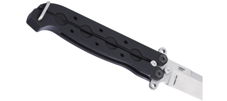 M16®-03BALI Balisong angled feature highlight