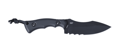 Bugsy™ Black Fixed Blade Knife with Sheath 3605KV