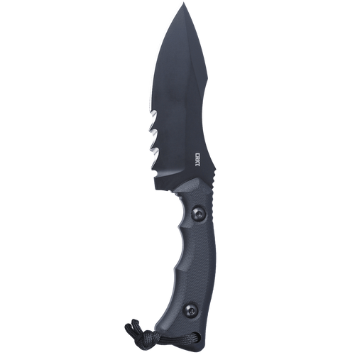Bugsy™ Black Fixed Blade Knife with Sheath 3605KV