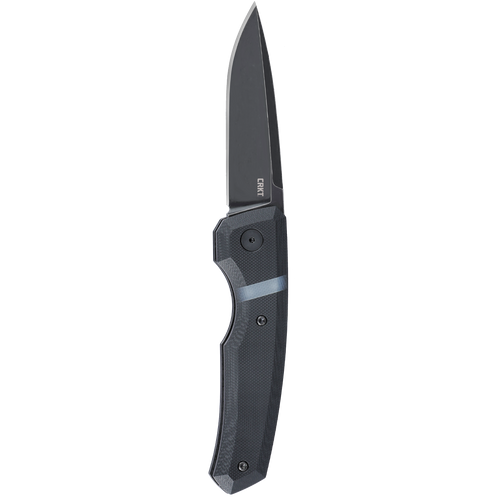  Michaca™ Black Automatic Folding Knife with Scale Release Lock A1000K
