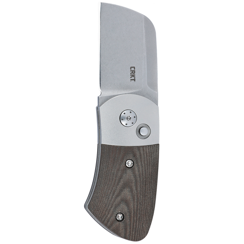  Minnow Black Automatic Folding Knife with Button Lock A1005