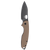 Pilar® III Earth Brown Folding Knife with Frame Lock 5317B