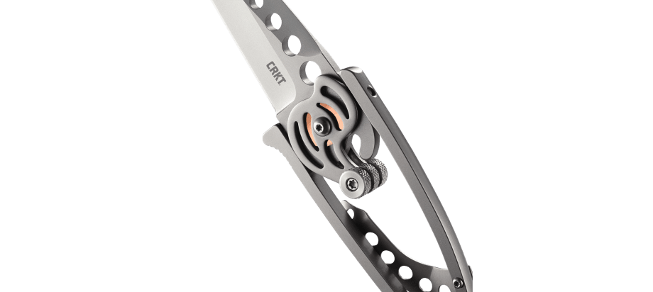 CRKT Snap Lock Folding Pocket Knife: Gentleman Everyday Carry, Satin Blade,  Innovative Snap Lock Mechanism Skeletonized Handle, Quick Release Lanyard  5102N 
